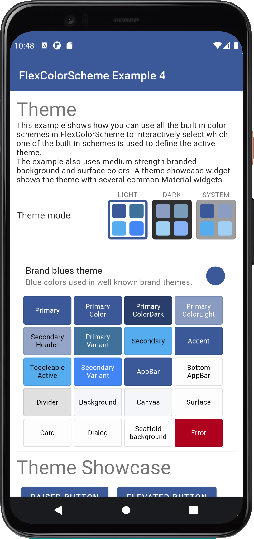 ColorScheme example 4a light